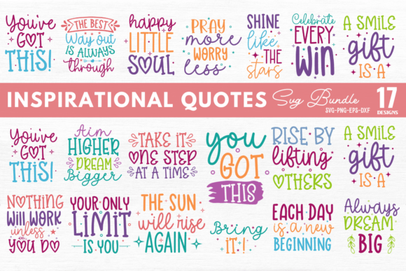 Download Inspirational Quotes SVG Bundle - Inspirational quotes svg Collection