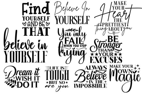Download 10 Inspirational Quotes Svg Bundle - Inspirational quotes svg Collection